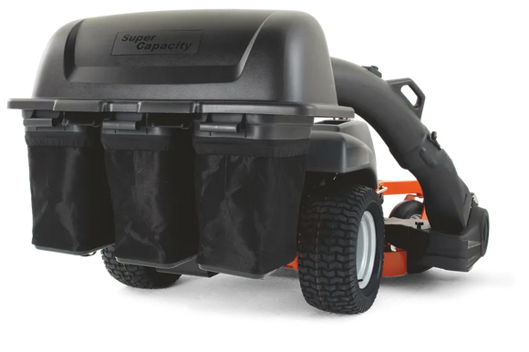 ZTR® Zero Turn Triple Bin Collection System with Blower